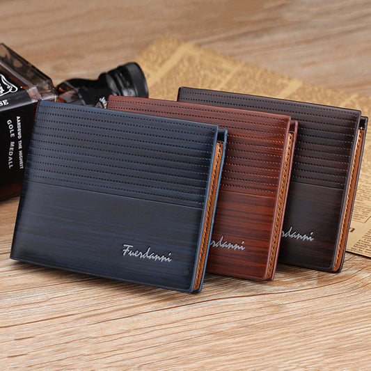 Slim Trifold Wallet – Large Capacity for Men